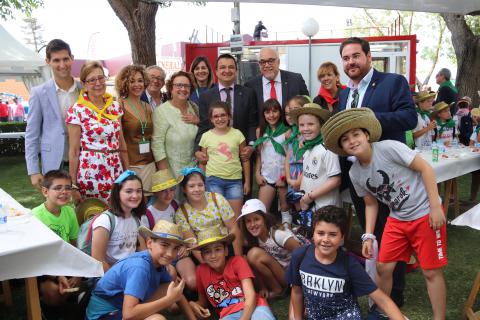 Los menores de la Escuela de Verano de la UP se divierten en Fercam