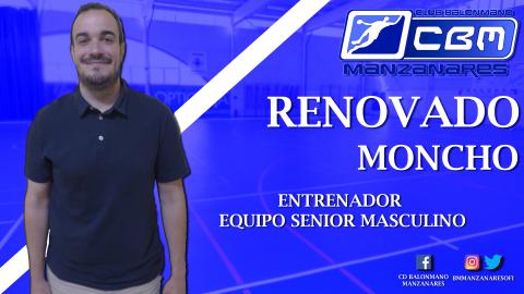 Moncho Peco ha renovado como entrenador del equipo senior masculino