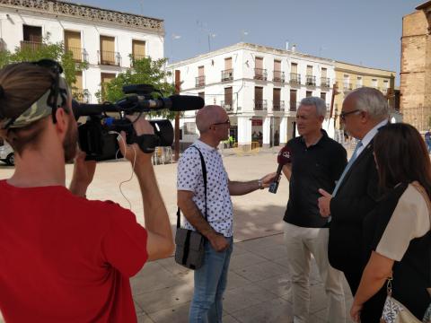 Benito Floro ha recordado a Antonio Caba tras el funeral celebrado en la iglesia de la Asunción