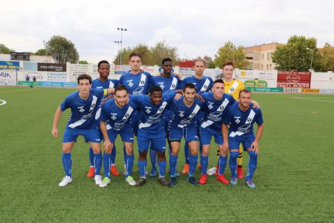 Equipo titular que ganó 3-0 al Alcázar