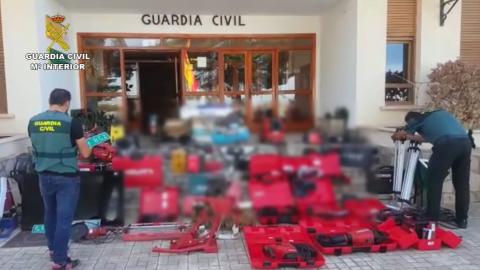 Efectos recuperados por la Guardia Civil