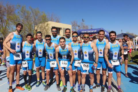 Equipo del Club de Triatlón Manzanares