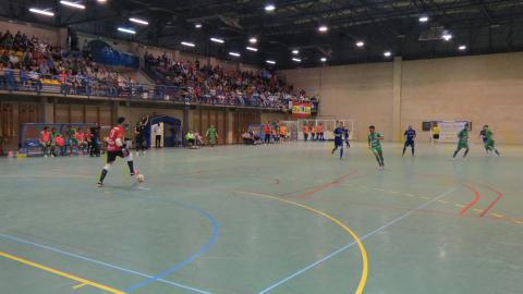 Imagen del último partido de Copa del Rey en Manzanares ante el Osasuna en 2017