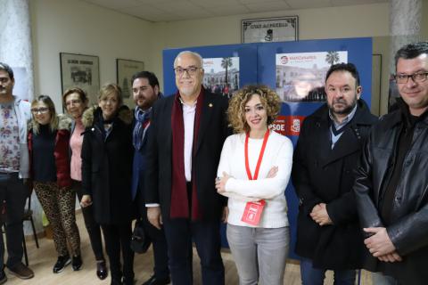 El PSOE en su sede tras ganar las elecciones