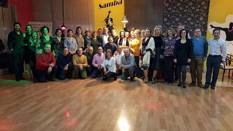 La Asociación Cultural de Bailes de Salón realiza un taller con Malevaje Tango