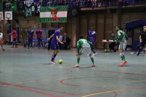 Manu Diz en el partido Manzanares FS Quesos El Hidalgo-Real Betis Futsal