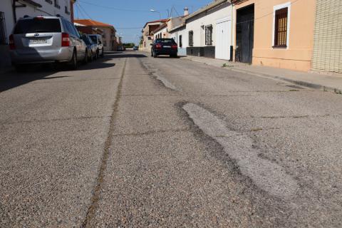 Obras en las calles Misericordia y Lope de Vega