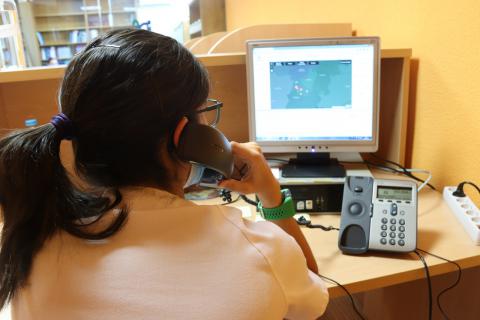 Enfermeras de vigilancia epidemiológica (rastreadoras) del hospital 'Virgen de Altagracia'
