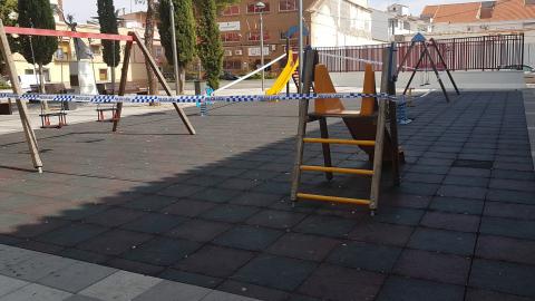 Los parques infantiles también se han cerrado como medida preventiva