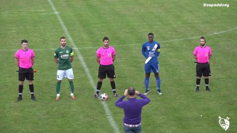 Mamadou ejerció de capitán del Manzanares CF en Marchamalo - Imagen FFCM