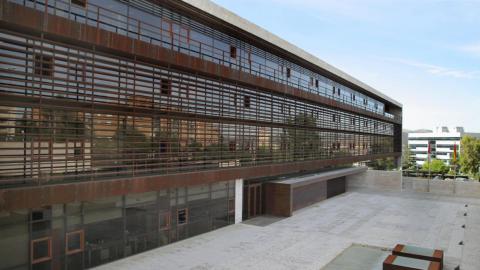 Exterior de la Consejería de Sanidad