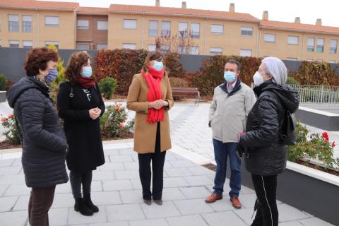 Durante el encuentro se ha visitado el parque de la calle Cuenca