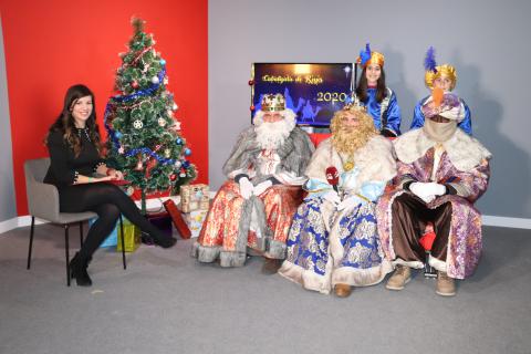 Visita de los Reyes Magos el año pasado a Manzanares10TV