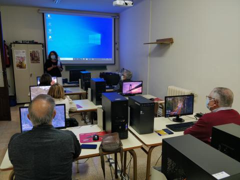 Clases de informática en la UP