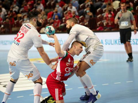 Rubén Marchán en un partido de la selección española (Fotografía: RFEBM)