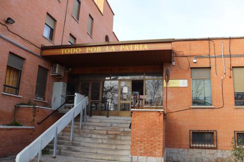 Entrada del cuartel de la Guardia Civil de Manzanares