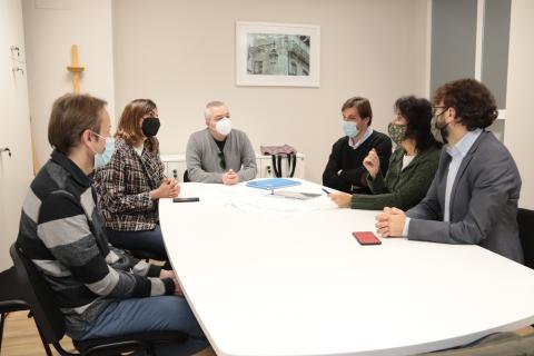 Reunión de técnicos municipales y de la ONCE