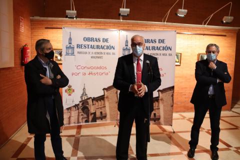 Julián Nieva en declaraciones previas a la presentación del proyecto