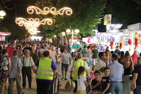 Recinto ferial de Manzanares en julio de 2019