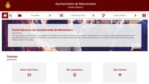 Portal tributario en la web municipal
