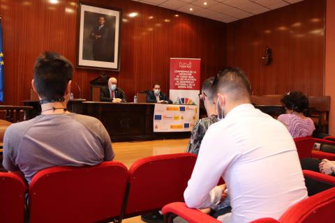 Intervención del alcalde durante la clausura del curso