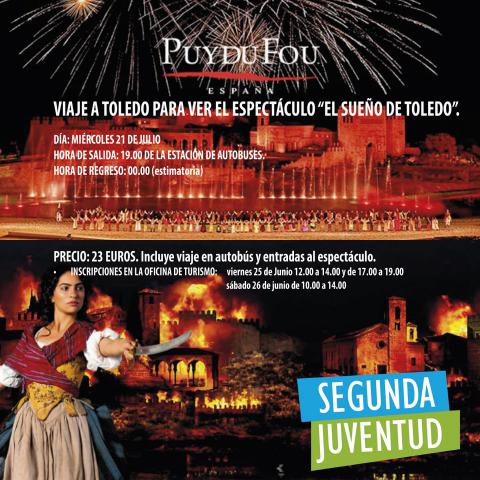 Segunda Juventud viaja a Toledo para disfrutar de Puy du Fou