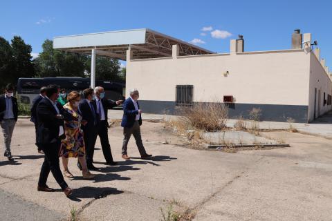 Visita consejero de Fomento estación de autobuses