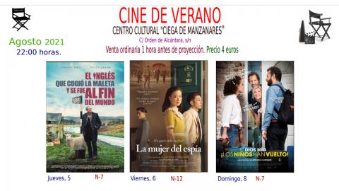 Cartelera del cine de verano