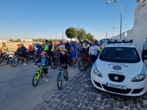 Participantes en la salida de la ruta