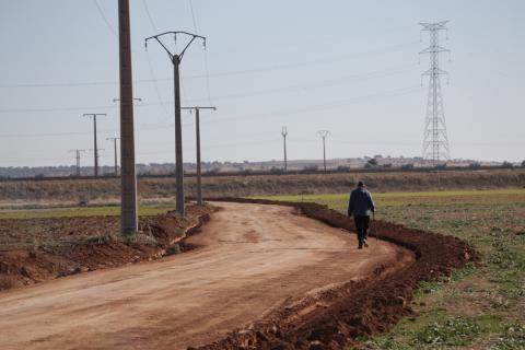 En ejecución el plan de arreglo de caminos rurales 2021
