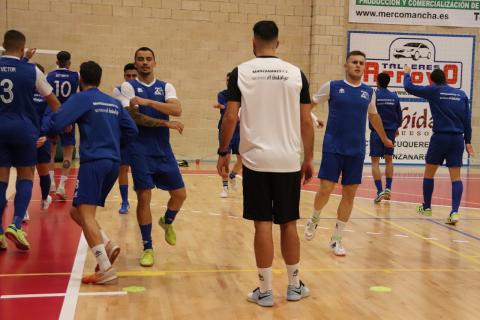 Entrenamiento del Manzanares FS Quesos El Hidalgo