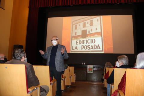 Jerónino Romero-Nieva durante la conferencia