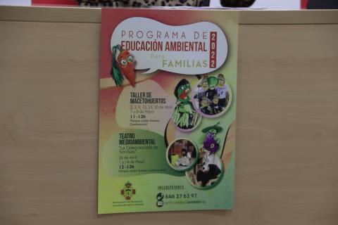 Presentación del programa de educación ambiental para familias 2022