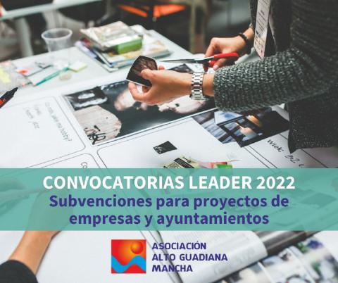 Convocatorias LEADER Alto Guadiana Mancha 2022