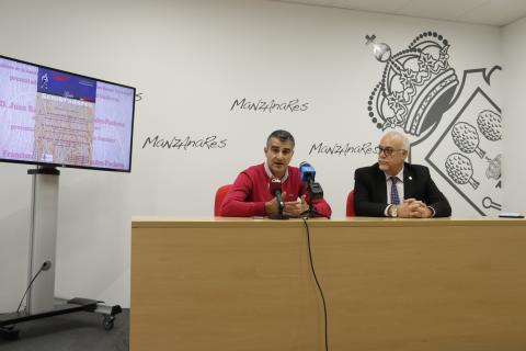 Villegas y Nieva en la presentación de la gala Sembradores