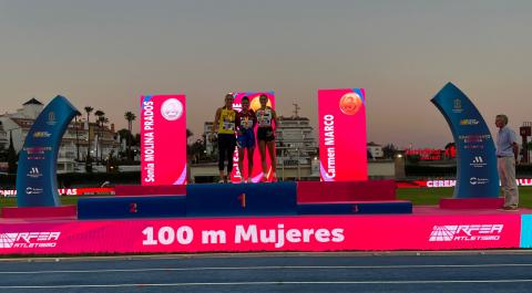 Sona Molina, medalla de plata en el Campeonato de España de pista al aire libre 2022 (Fotografía: RFEA)