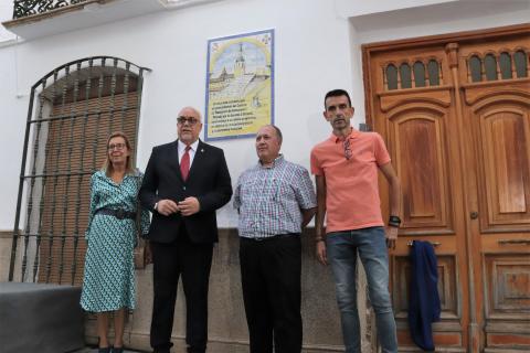 Nieva junto a Isabel Quintanilla Ángel Camacho y Cristóbal del Río