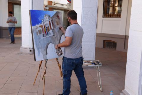 Participante en la V edición del Certamen Nacional de Pintura Rápida 'Manzanares y su entorno'