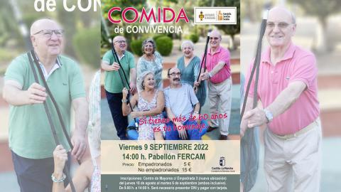 Cartel de la comida de convivencia 2022
