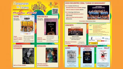 Agenda cultural del Gran Teatro (Octubre 2022)