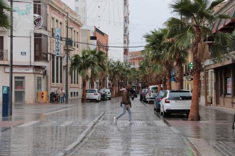 Visita de Julián Nieva al final de las obras del entorno de la plaza del Gran Teatro