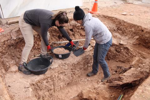 Trabajos realizados en fosas comunes del cementerio de Manzanares