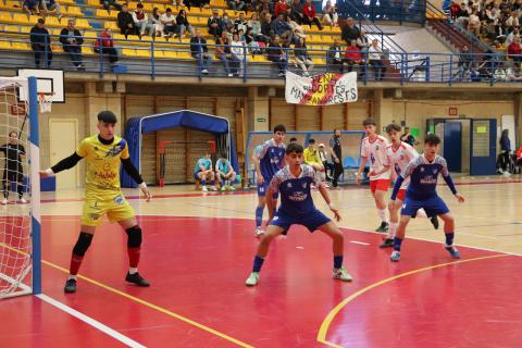 Talleres Arroyo Manzanares FS esta temporada en un partido en la Bombonera