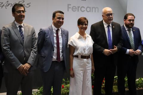 Autoridades en la inauguración de Fercam 2023