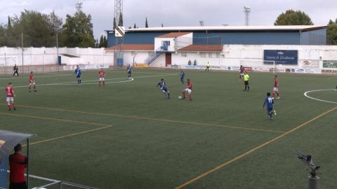 Lance del partido entre el Manzanares y el Motilla