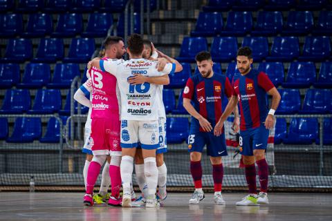 Barça-Quesos El Hidalgo Manzanares FS (Fotografía: Prensa FCB)