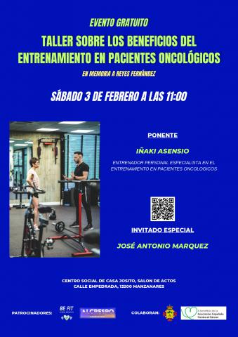 Taller sobre los beneficios del entrenamiento en pacientes oncológicos