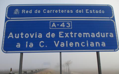 Cartel de la A43