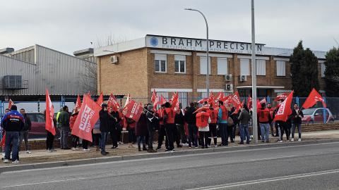 Concentración de CCOO este 6 de febrero en Brahm