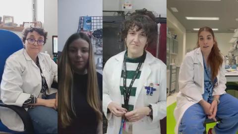 Carolina Varela, Azucena Muñoz, Lorena Mazuecos y Clara Villar